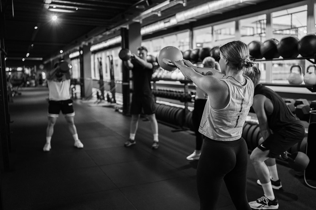 Gruppe Workout CrossFit Hauptwerk